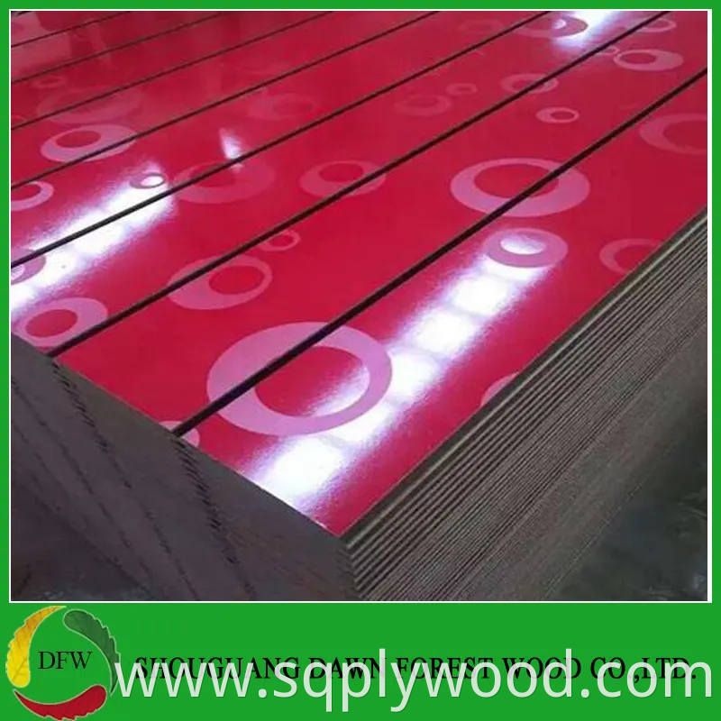 Glossy Melamine Surface Slot MDF